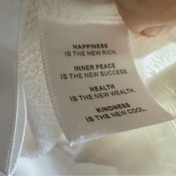 Spiritual Gangster‎ Bridget Raglan Floral White Eyelet Size Medium Activewear - Picture 6 of 7